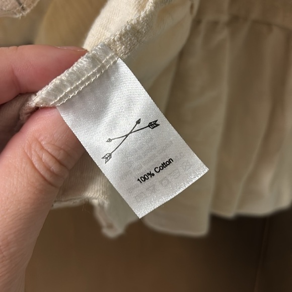 RYLEE + CRU VEGETABLE GARDEN CHILDREN'S TIERED DRESS - NATURAL Size 7 - Picture 8 of 9